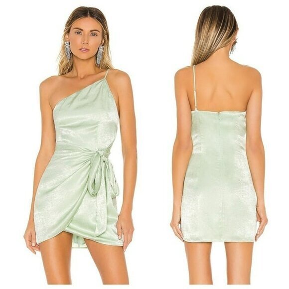 Lovers and Friends Karen Mini Dress - Mint Green - divino.acegroup.co.in